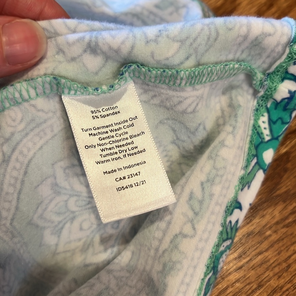 Talbot’s Green and Blue Short Sleeve Tshirt - Picture 5 of 6